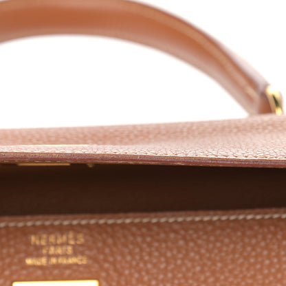 Hermes Togo Kelly Retourne 35 Gold 12 of 21