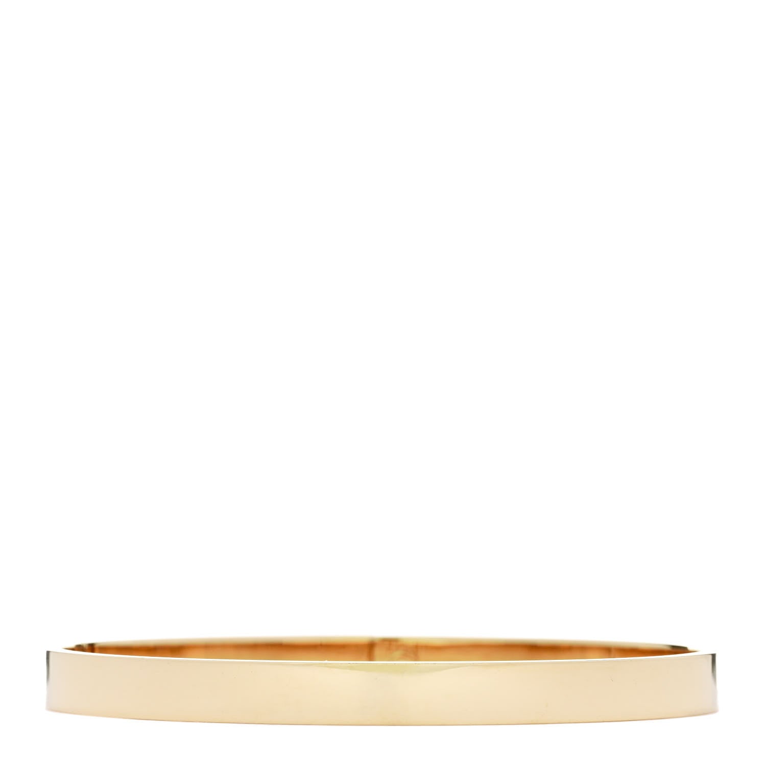 Hermes 18K Yellow Gold Diamond PM Kelly Bracelet LG 3 of 5