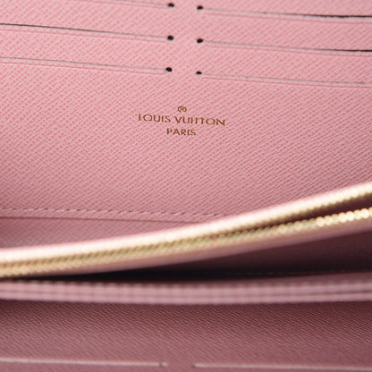 Louis Vuitton Damier Azur Zippy Wallet Rose Ballerine 6 of 8