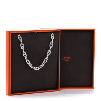 Hermes Sterling Silver GM Chaine D'Ancre Necklace 6 of 6