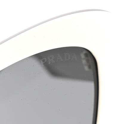 Prada Acetate Sunglasses SPR 13Y White Black 7 of 8