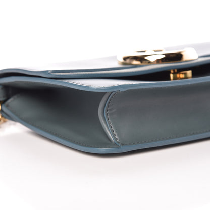 Chloe Calfskin Suede C Clutch With Chain Cloudy Blue 9 of 9