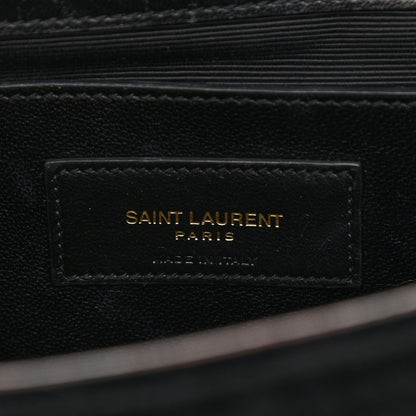 Saint Laurent Velvet Medium Monogram Kate Tassel Shoulder Bag Black 7 of 15