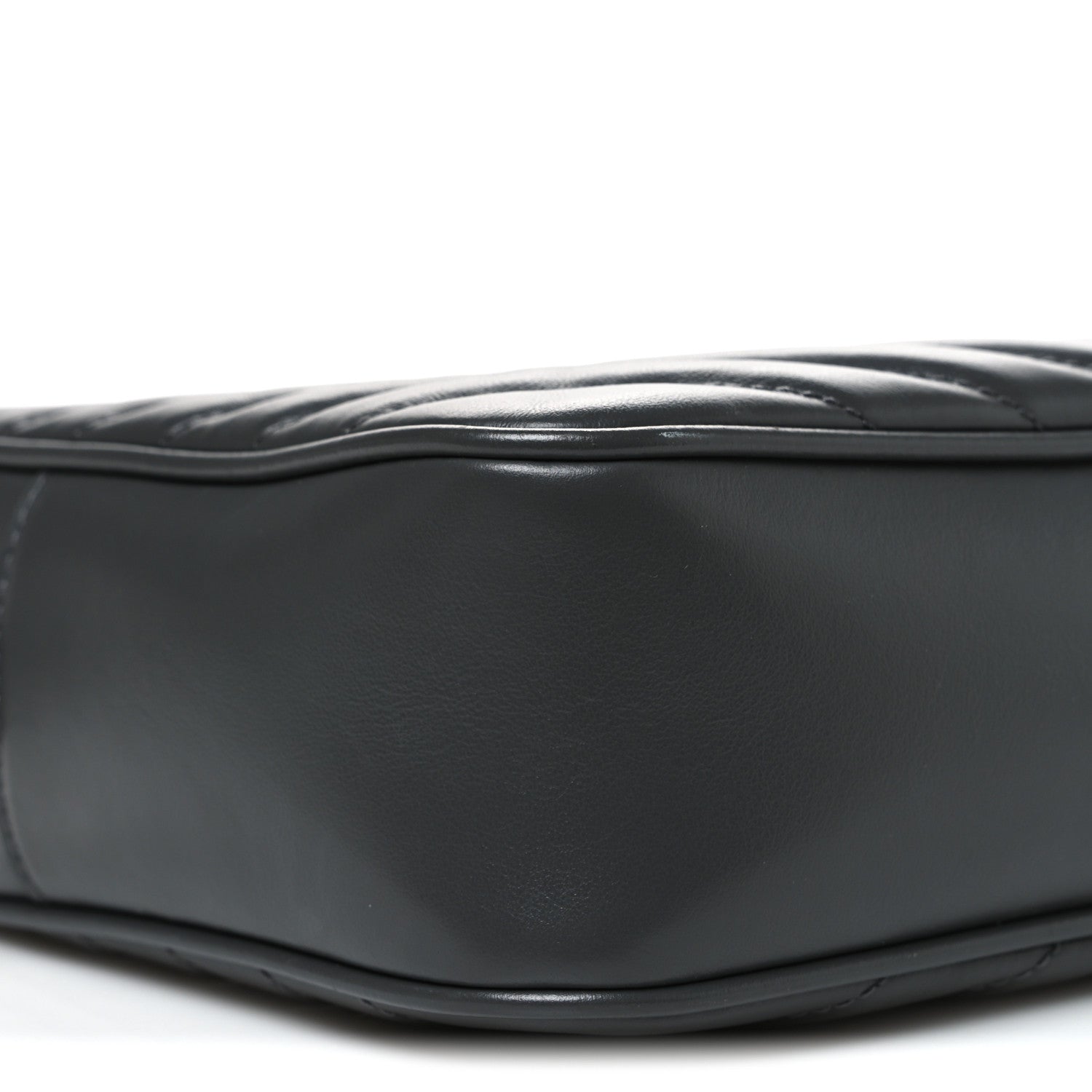 Saint Laurent Calfskin Matelasse Monogram Lou Camera Bag Storm 9 of 10