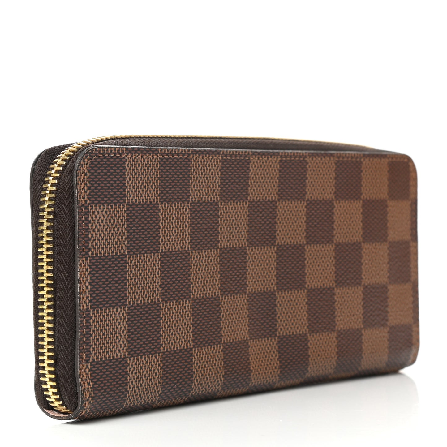 Damier Ebene Clemence Wallet Rose Ballerine