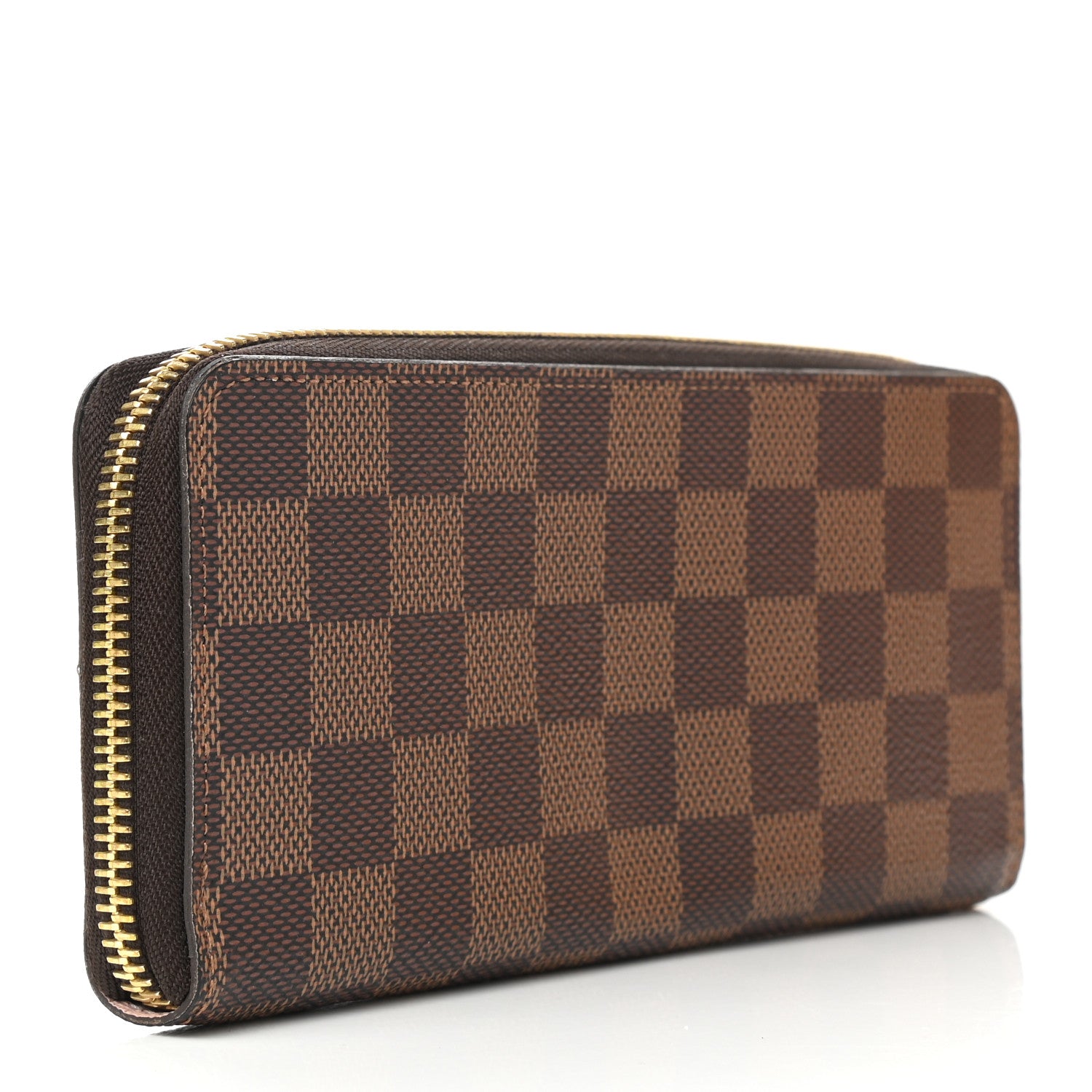 Louis Vuitton Damier Ebene Clemence Wallet Rose Ballerine 3 of 7