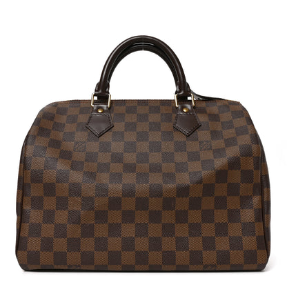 Louis Vuitton Damier Ebene Speedy 30 1 of 9