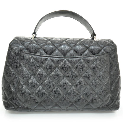 Chanel Caviar Kelly Jumbo Flap Bag Black SHW 4 of 10