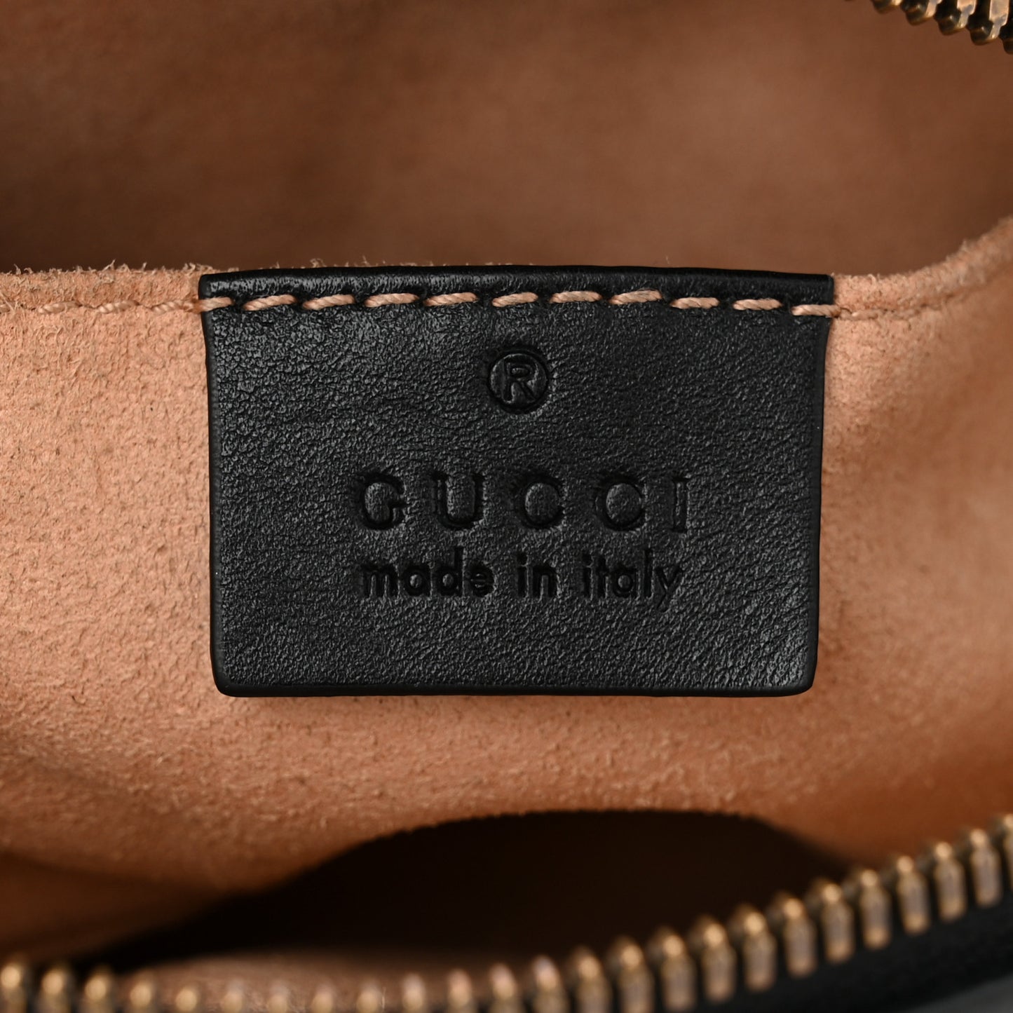 Calfskin Matelasse GG Marmont Belt Bag 95 38 Black
