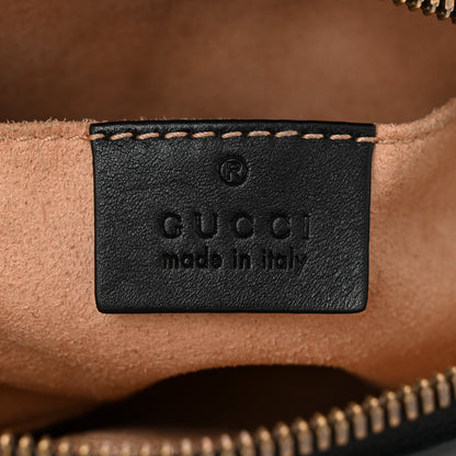 Gucci Calfskin Matelasse GG Marmont Belt Bag 95 38 Black 6 of 10