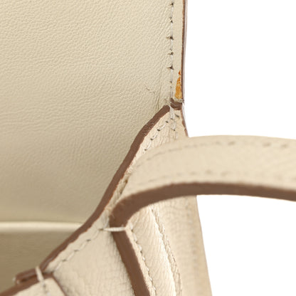 Celine Grained Calfskin Small Trotteur White 12 of 12