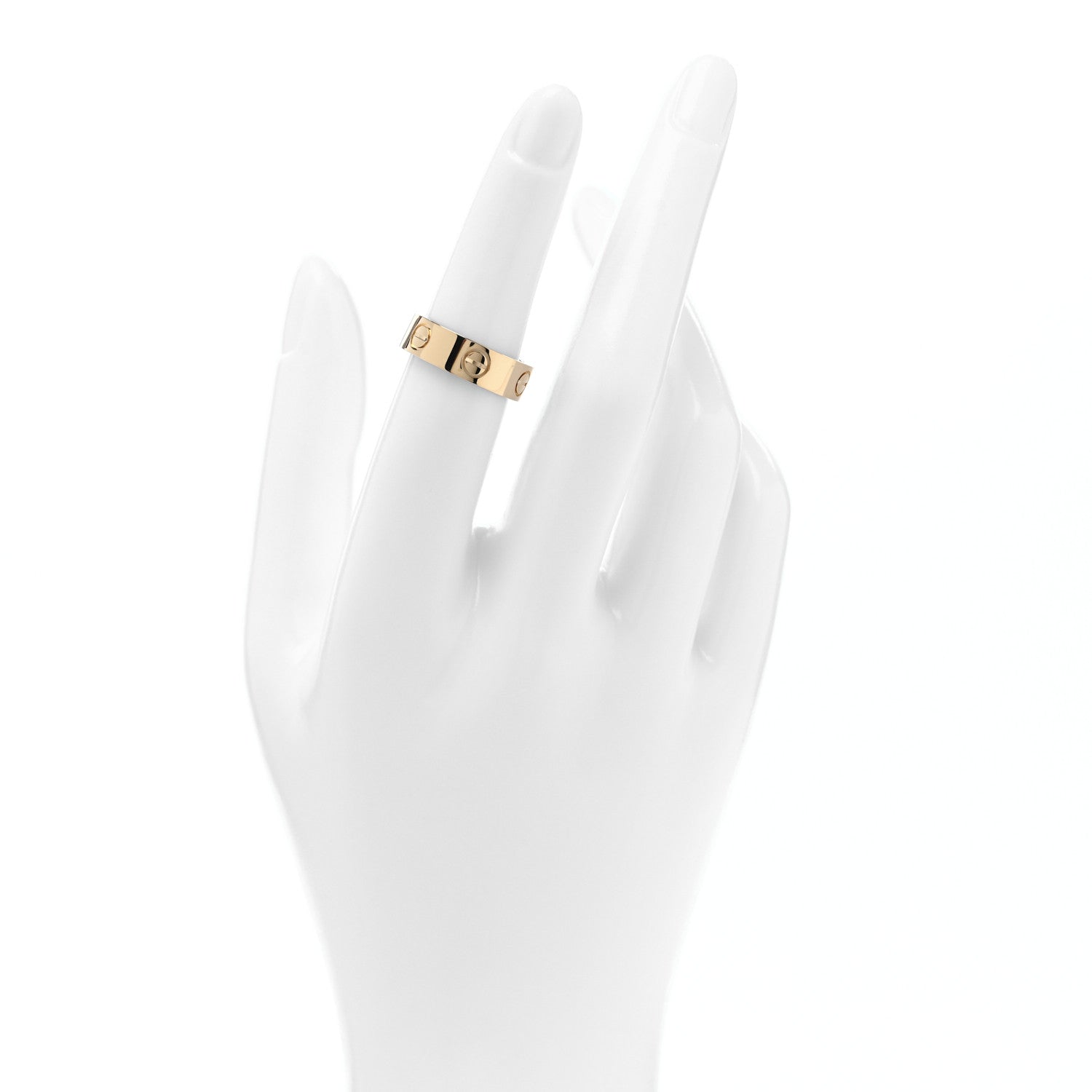 Cartier 18K Yellow Gold 5.5mm LOVE Ring 51 5.75 2 of 4
