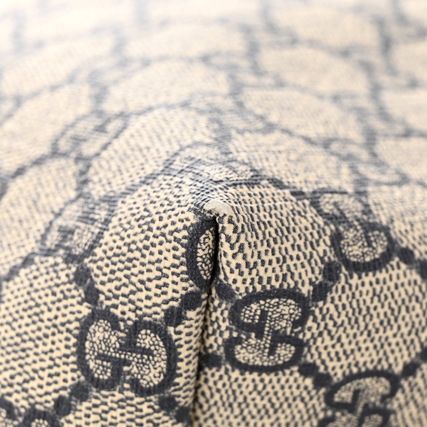 GG Plus Monogram Medium Signature Web Loop Tote Navy