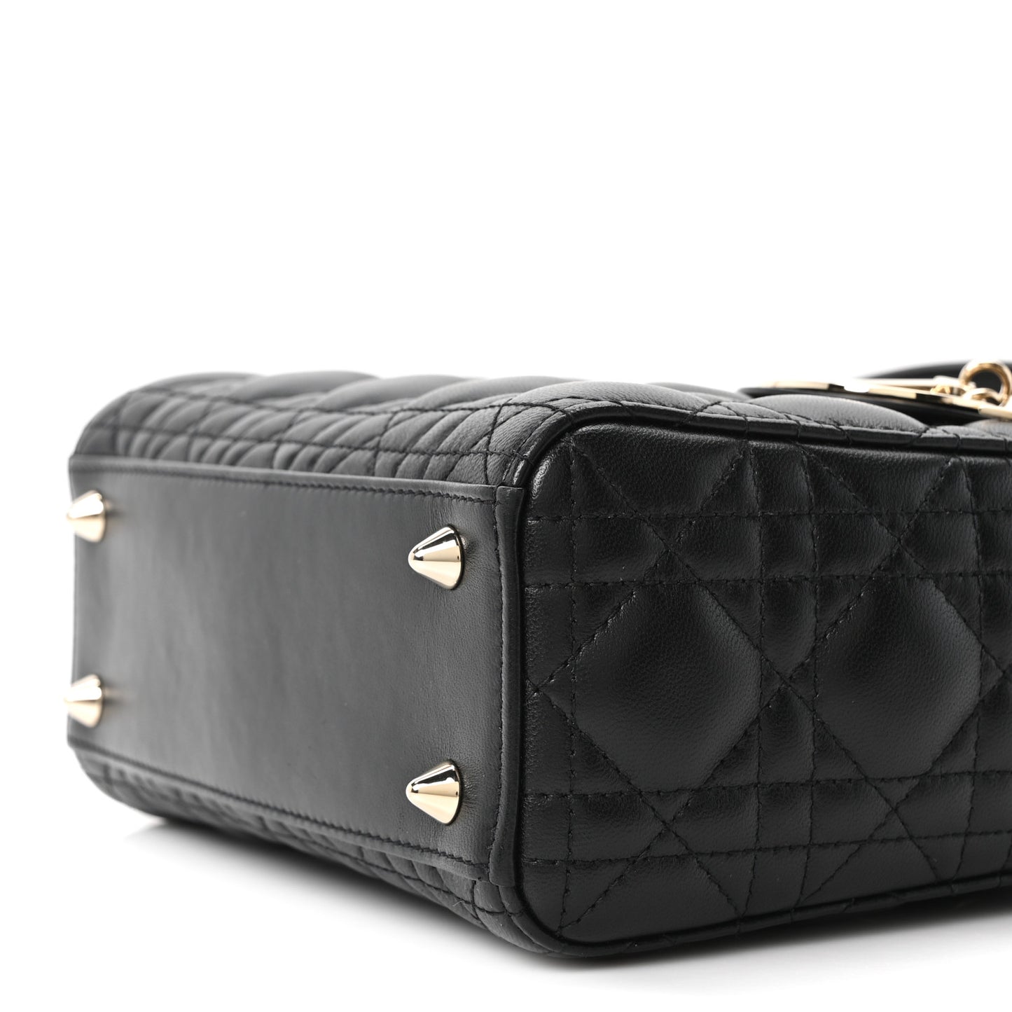 Lambskin Cannage Small My ABCDior Lady Dior Black