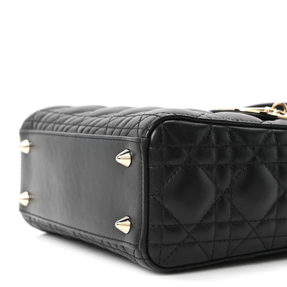 Christian Dior Lambskin Cannage Small My ABCDior Lady Dior Black 10 of 11
