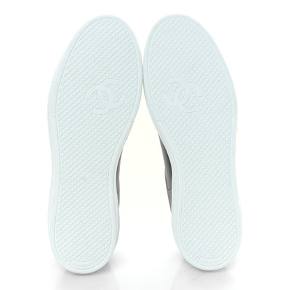 Chanel Calfskin CC Womens Sneakers 40 Black 5 of 8