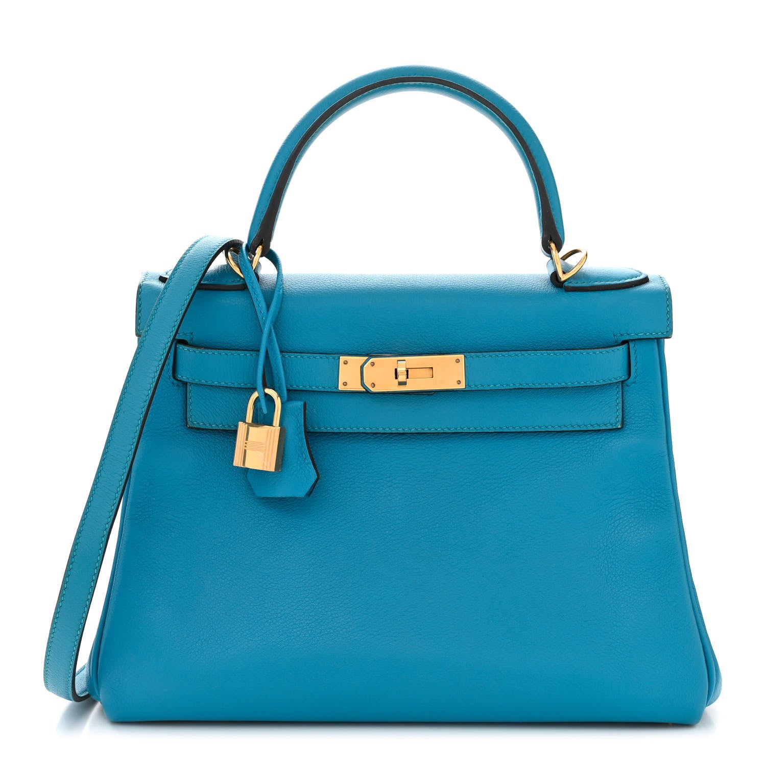 Hermes Evercolor Kelly Retourne 28 Bleu Zanzibar 1 of 17