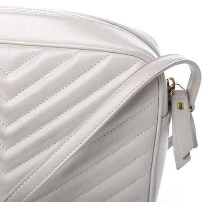 Saint Laurent Calfskin Matelasse Monogram Lou Camera Bag Crema Soft 13 of 20