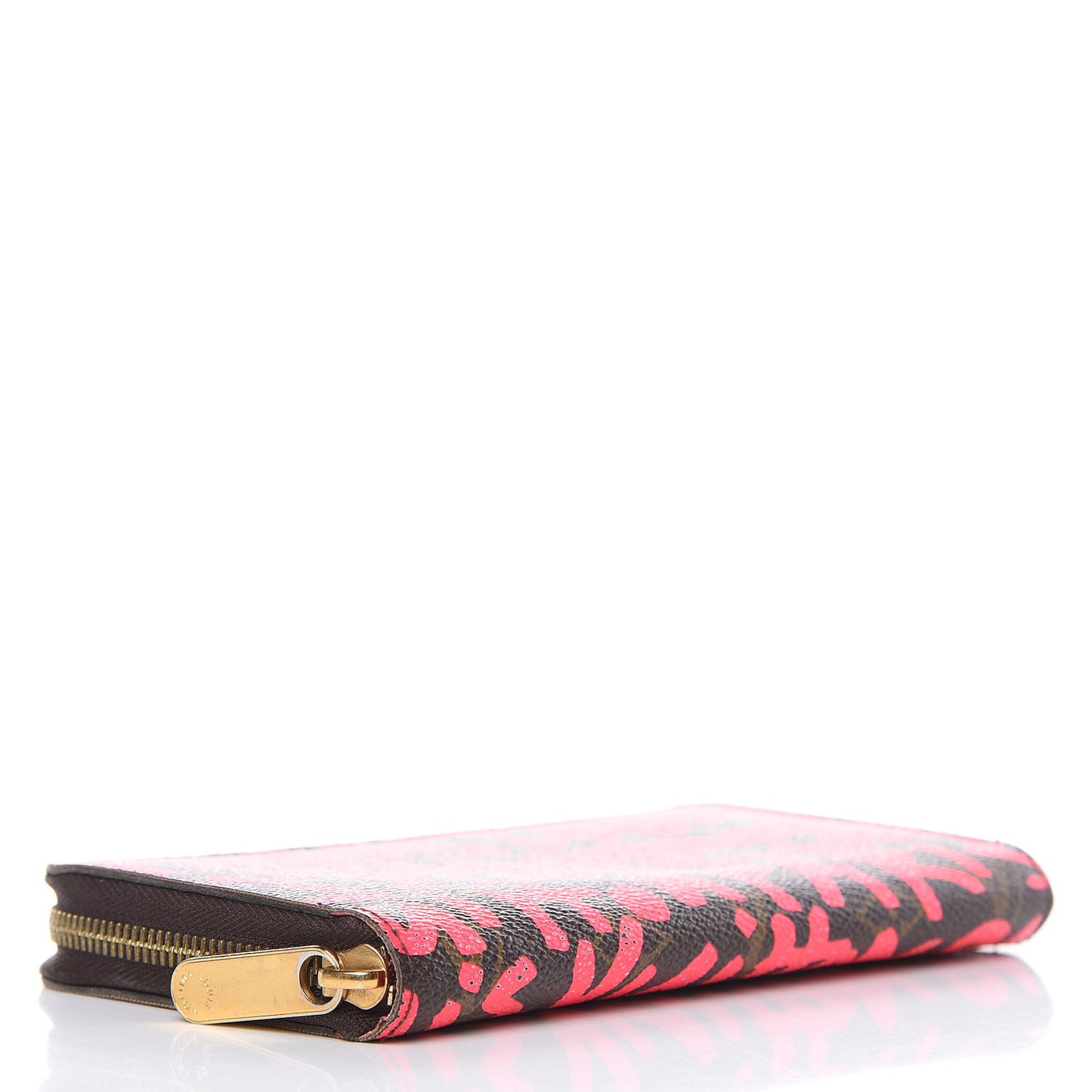 Monogram Graffiti Zippy Wallet Fuchsia