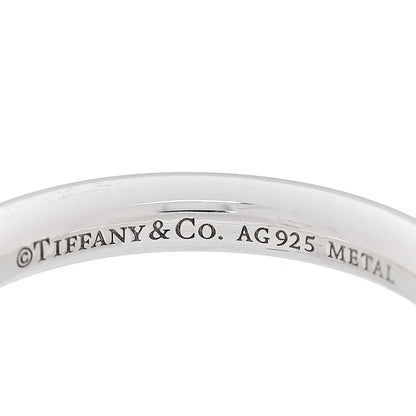 Tiffany Sterling Silver Rubedo Return to Tiffany Round Charm Ring 52 6 4 of 6