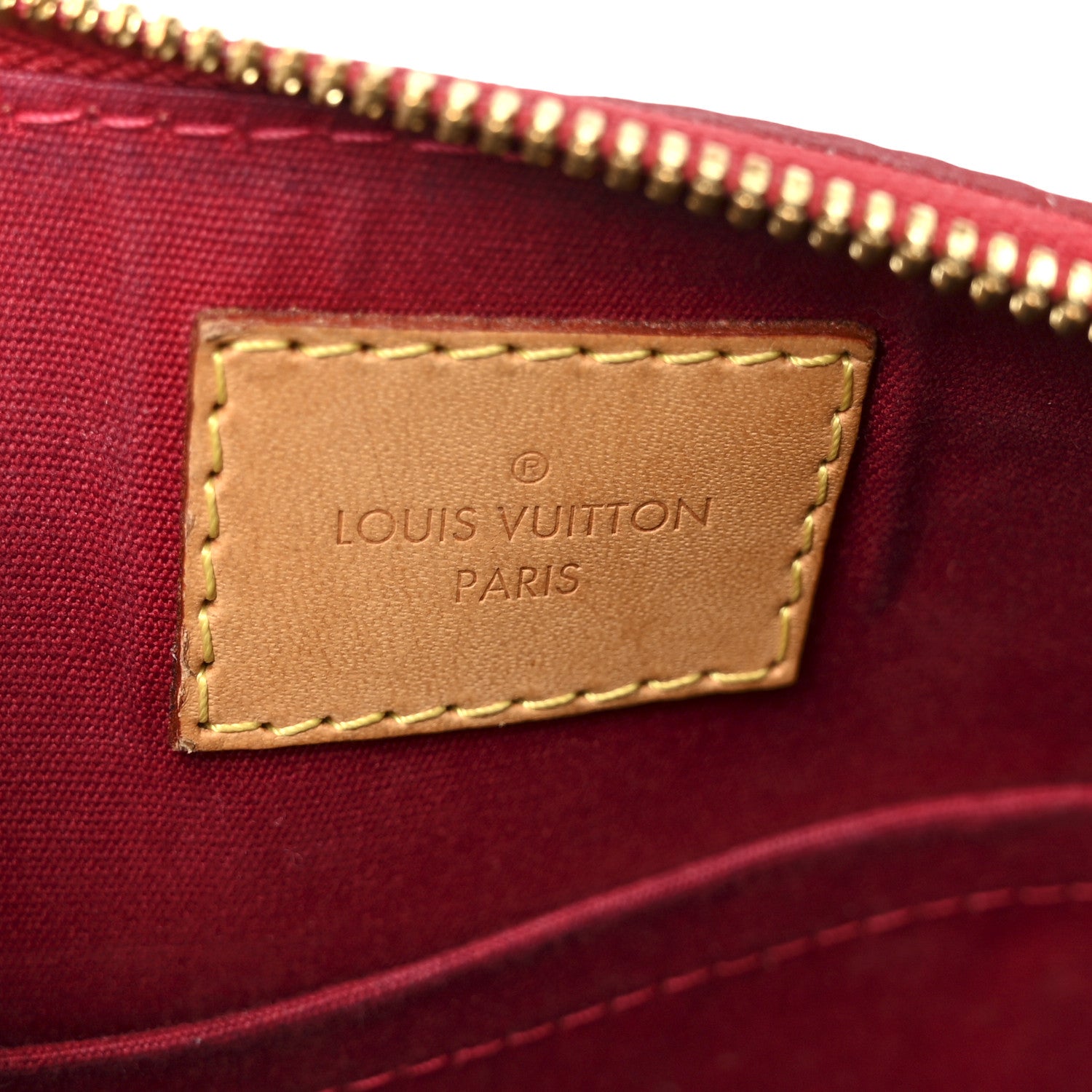 Louis Vuitton Vernis Alma BB Cherry 6 of 10