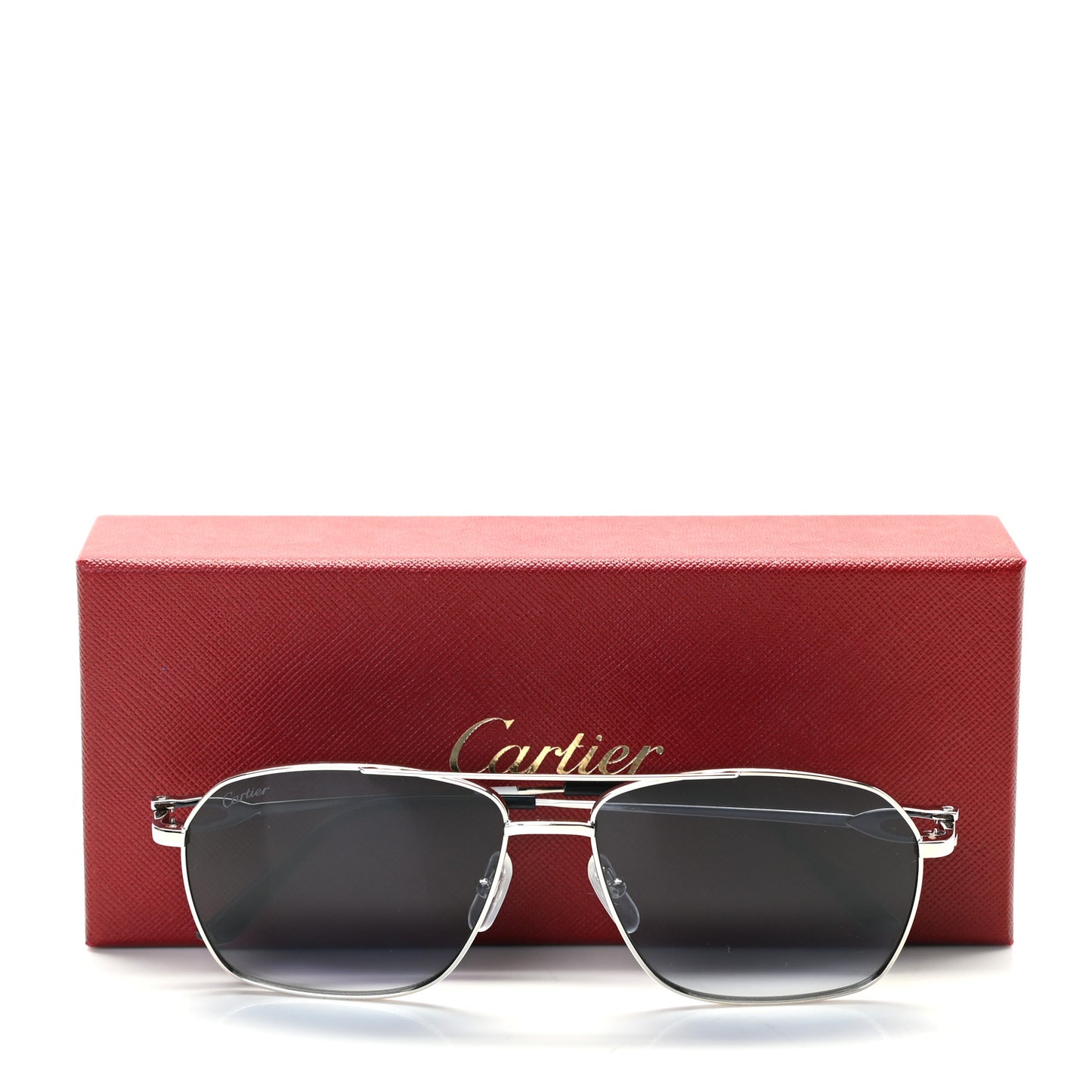 Metal Pilot Sunglasses Silver Blue