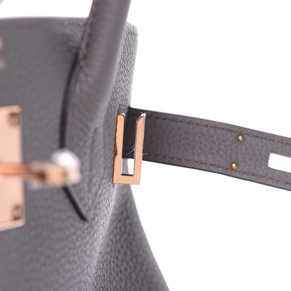 Hermes Togo Birkin 30 Etain 15 of 28