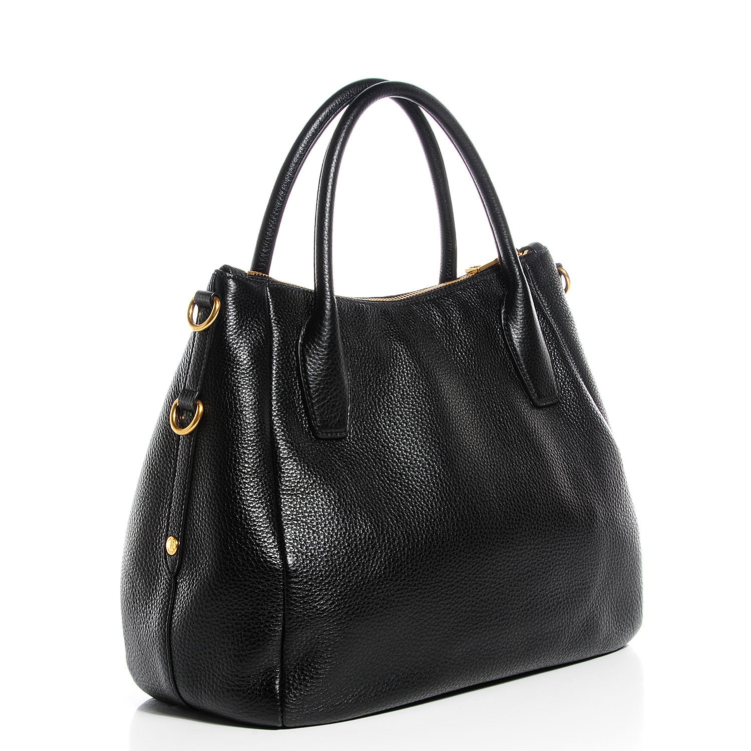 Prada Vitello Daino Shoulder Bag Nero Black 3 of 8