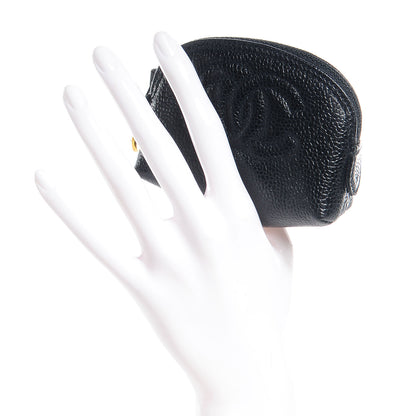 Chanel Caviar CC Coin Purse Black 2 of 8