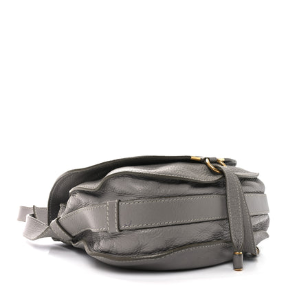 Chloe Calfskin Medium Marcie Round Crossbody Bag Cashmere Grey 4 of 11