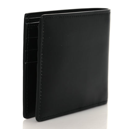 Versace Calfskin Bi-Fold Wallet Black 3 of 8