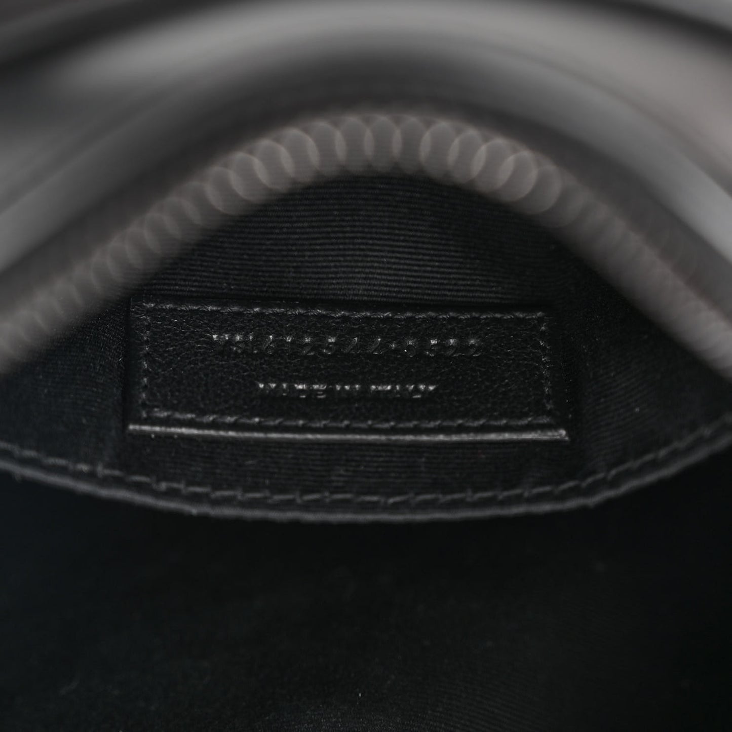 Calfskin Matelasse Monogram Monochrome Lou Camera Bag Black