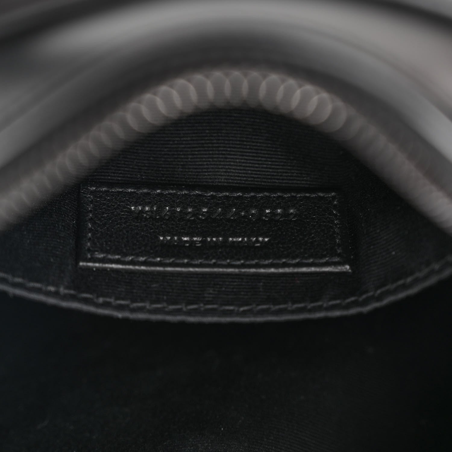 Saint Laurent Calfskin Matelasse Monogram Monochrome Lou Camera Bag Black 5 of 10