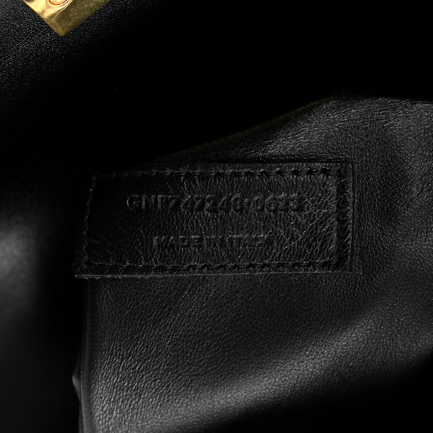 Saint Laurent Smooth Calfskin Manhattan Top Handle Black 7 of 10