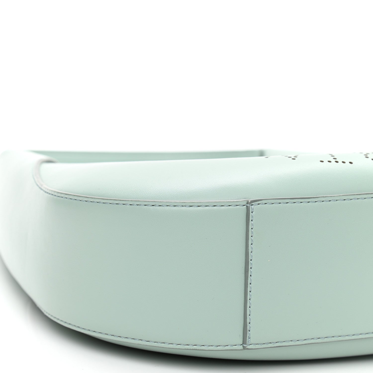 Stella McCartney Eco Alter Nappa Perforated Logo Small Hobo Mist 8 of 9