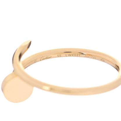 Cartier 18K Yellow Gold Small Juste Un Clou Ring 55 7.25 4 of 5