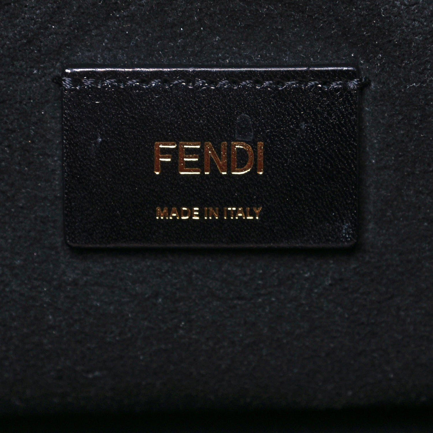 Fendi Soft Nappa Logo Medium Drawstring Pouch Bag Rosa Quarzo Black 6 of 9