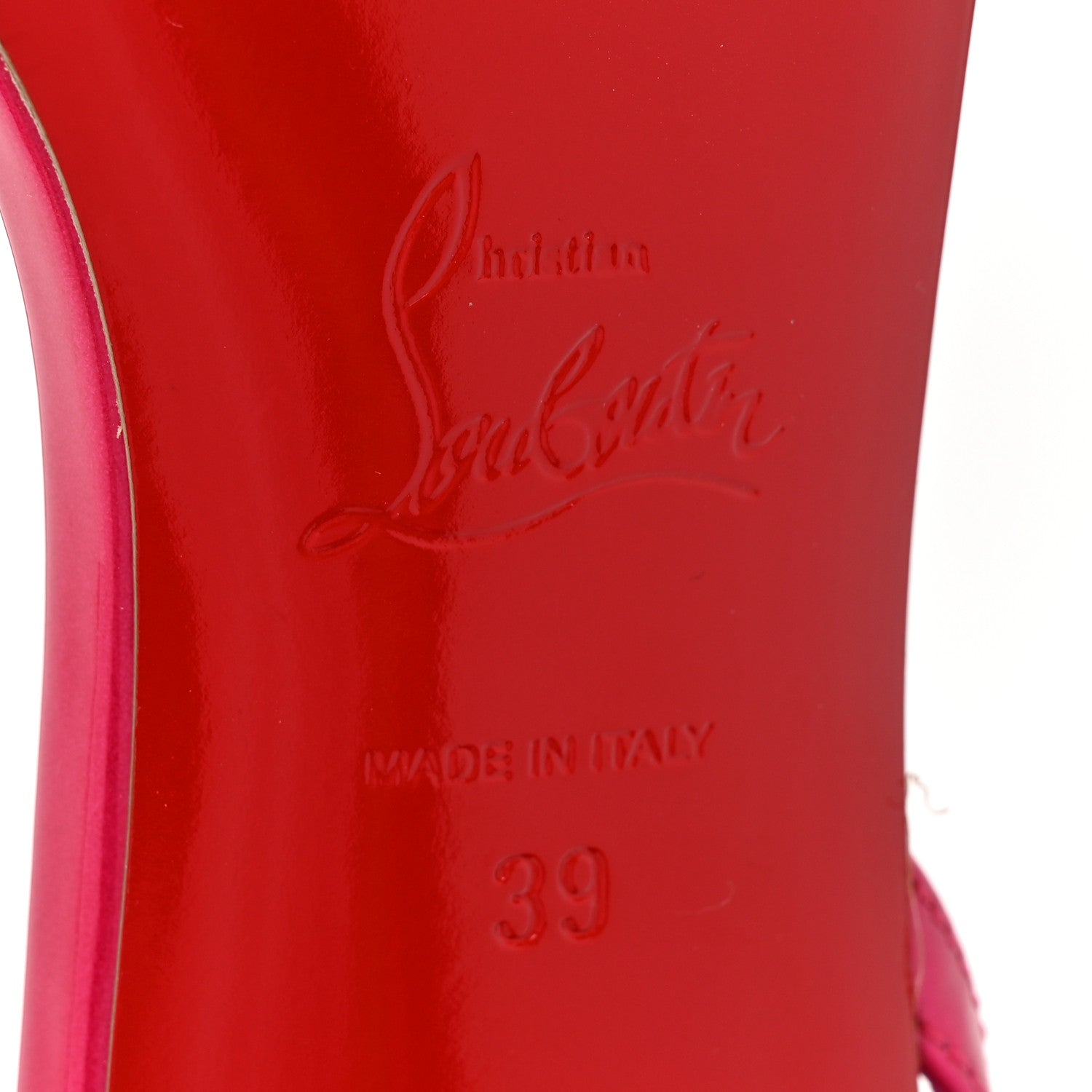 Christian Louboutin Patent Perle Rosa Z 80 Sandals 39 39 Pinup 7 of 11