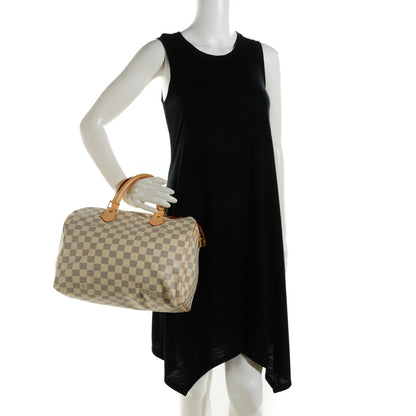 Louis Vuitton Damier Azur Speedy 30 2 of 8