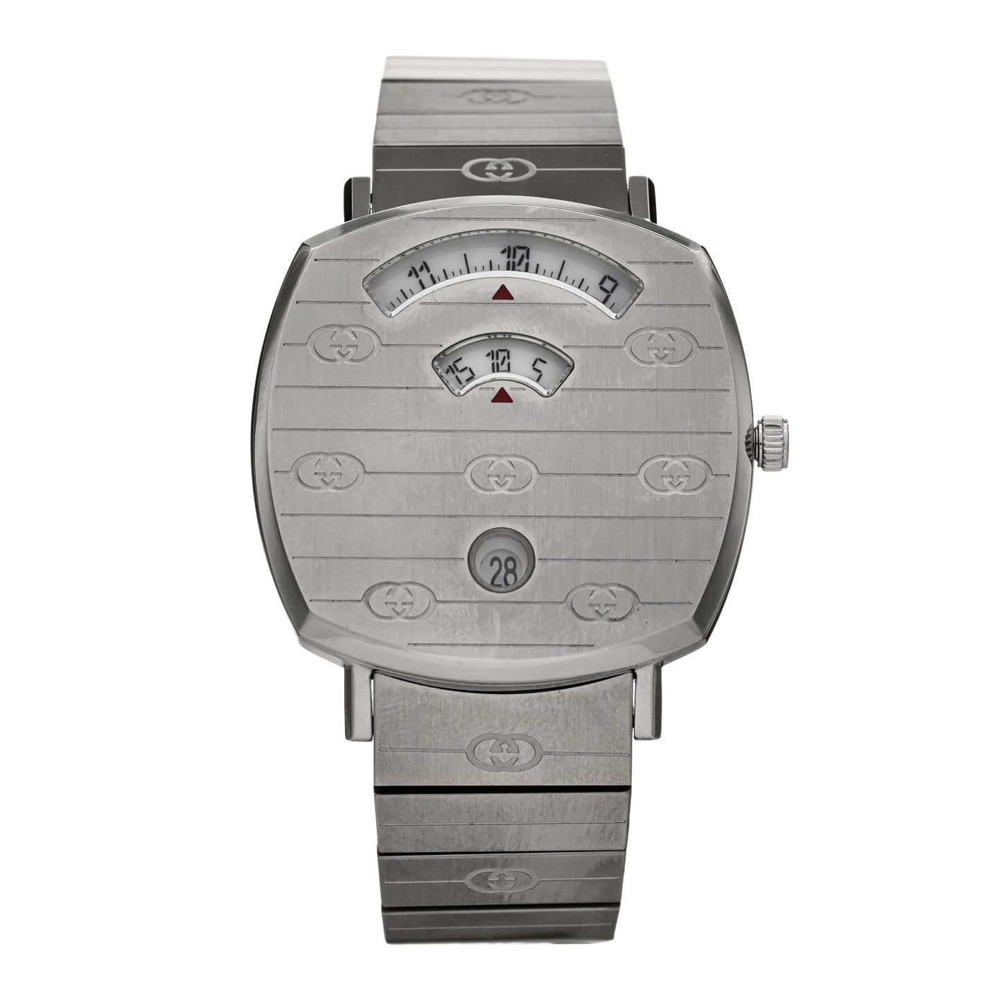 Stainless Steel 35mm Grip Quartz Watch