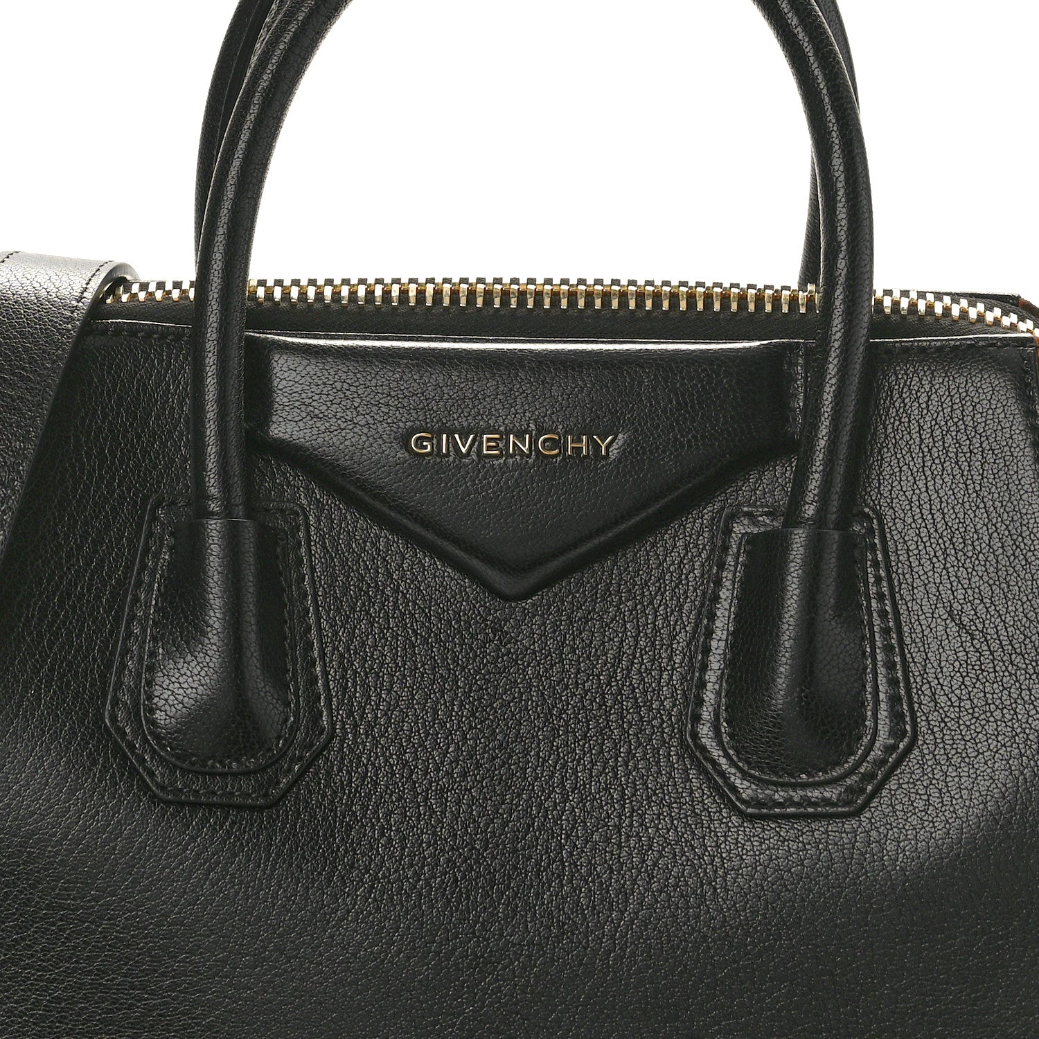 Givenchy Calfskin Suede Leopard Print Small Antigona Black 8 of 10