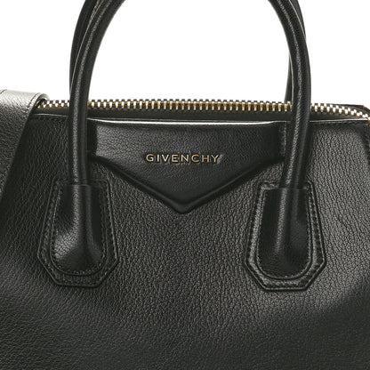 Givenchy Calfskin Suede Leopard Print Small Antigona Black 8 of 10