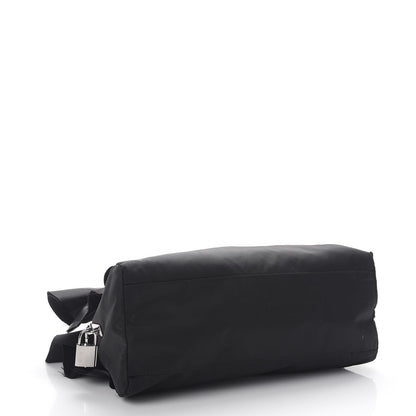 Prada Tessuto Nylon Ruffle Bauletto Nero Black 4 of 11