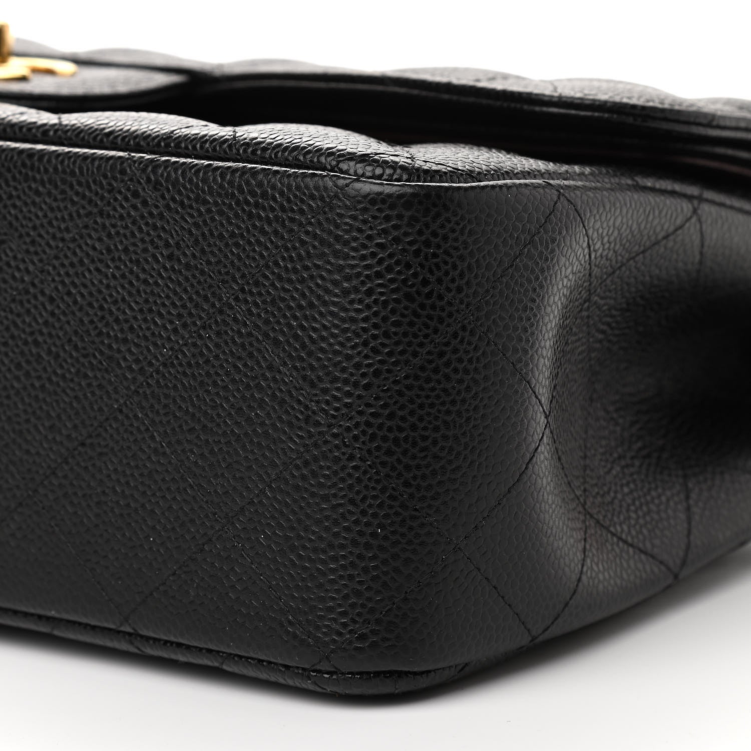 Chanel Caviar Quilted Jumbo Double Flap Black 9 of 11