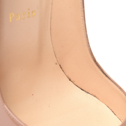 Christian Louboutin Patent So Kate 120 Pumps 39.5 Nude 8 of 12