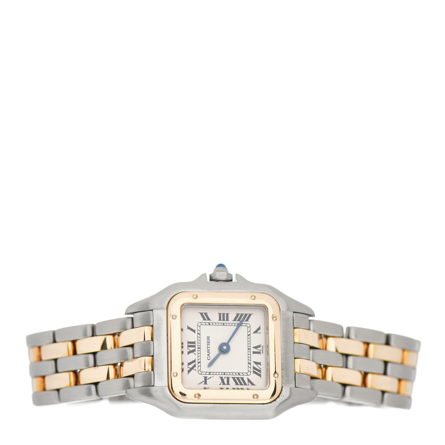 Cartier Stainless Steel 18K Yellow Gold 22mm Panthere Quartz Watch 2 of 5