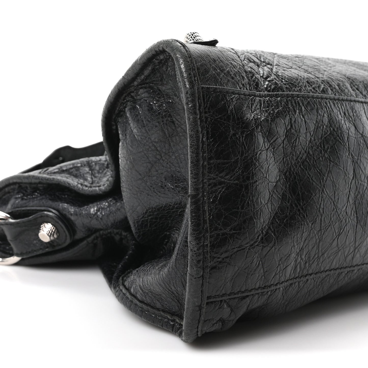 Agneau Giant 12 Silver Hardware City Black