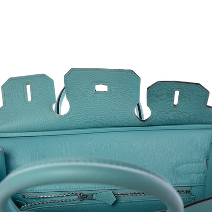 Hermes Togo Birkin 30 Bleu Atoll 9 of 30