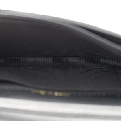 Chanel Calfskin Quilted Maxi Pearls Clutch With Chain Black 5 of 12