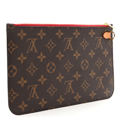 Louis Vuitton Monogram Neverfull MM GM Pochette Cherry 3 of 6